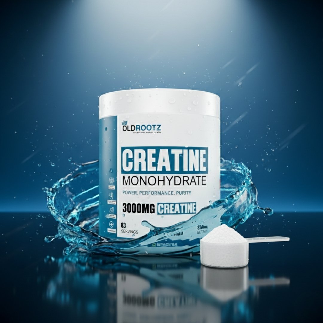 OLD ROOTZ Creatine Monohydrate Powder Unflavoured Hover